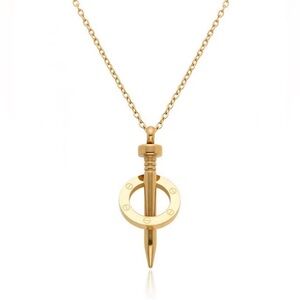 Nailed It Necklace 18K Gold-Plated